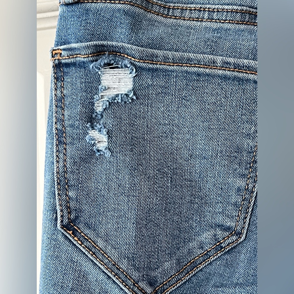 Hollister Vintage Flare Distressed Soft Stretch Medium Was Women's Jeans Size 1 - Picture 3 of 16